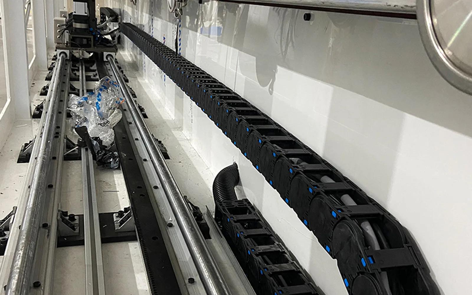 CNWSL cable carriers for automotive welding and assembly automation cable protection